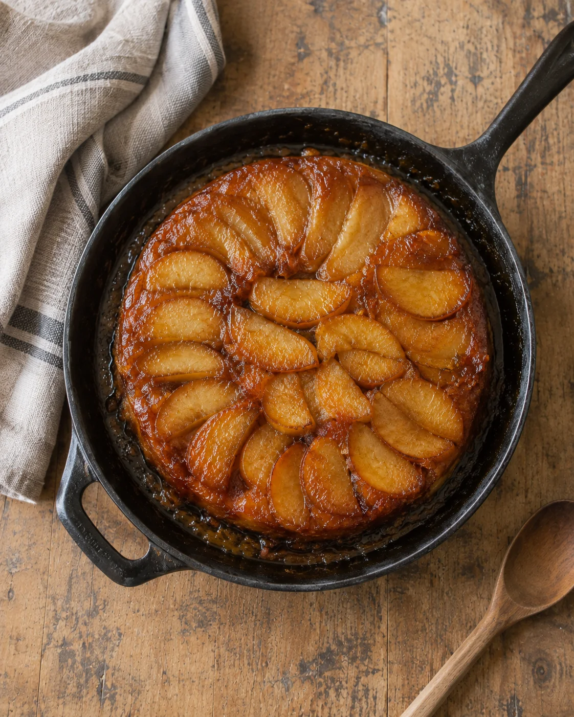 Gâteau Renversé aux Pommes et au Caramel — Moelleux et Gourmand image 2