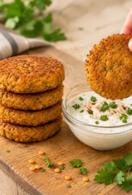Galettes Croustillantes aux Lentilles Corail