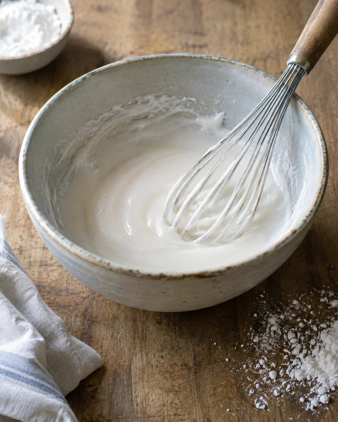 Glaçage Simple au Sucre Glace — Seulement 2 Ingrédients