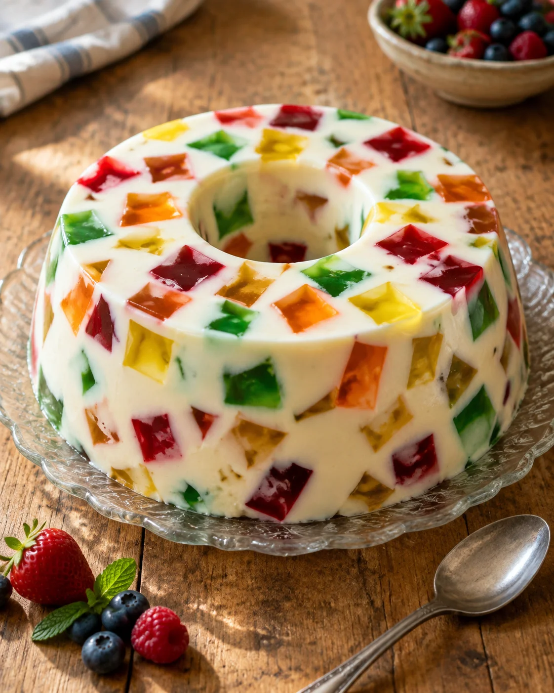 La Gelatina Mosaïque la Plus Crémeuse