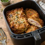 Lasagnes au Bleu et Poulet Cordon Bleu à l’Air Fryer