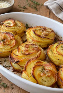 Millefeuilles de Pommes de Terre au Parmesan & au Thym — Dorés, Croustillants & Fondants