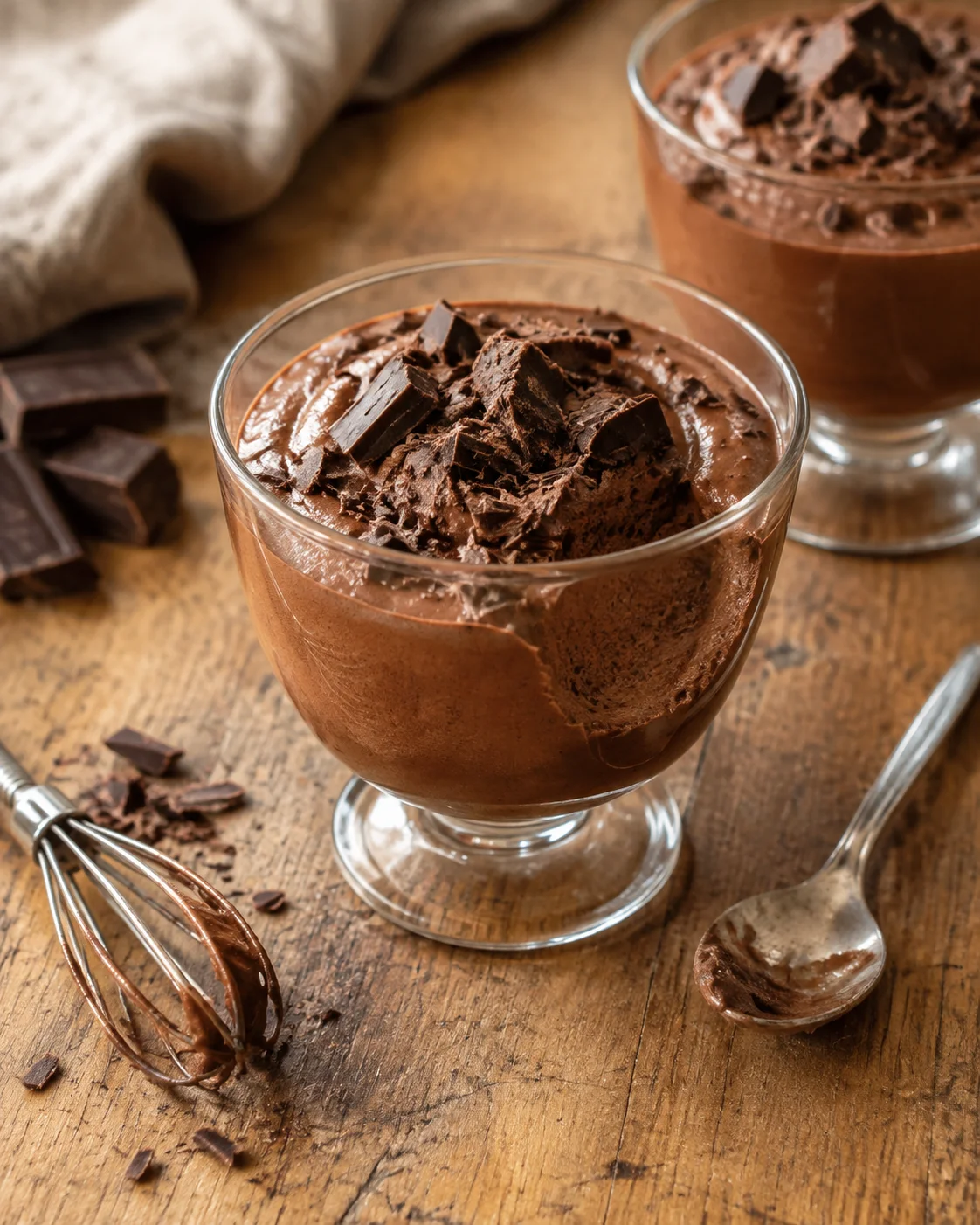 Mousse au Chocolat à 2 Ingrédients