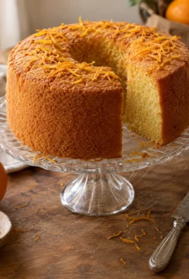 Orange Chiffon Cake — Gâteau Chiffon à l’Orange, Léger et Ultra Moelleux