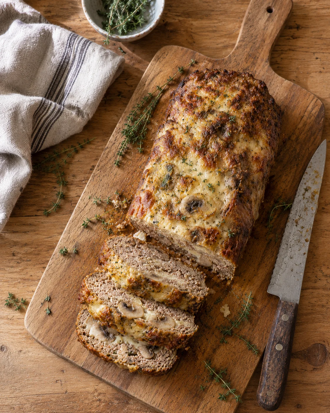 Pain de Viande aux Champignons et au Fromage Suisse — Une Version Gourmande du Grand Classique image 2
