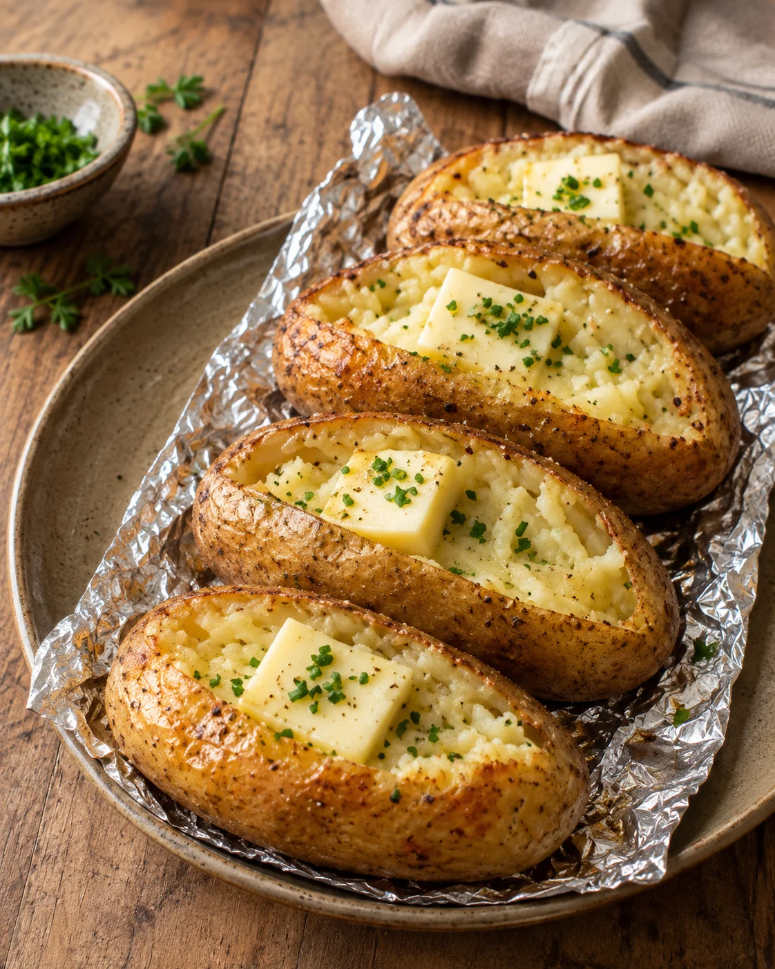 Pommes de terre fondantes au beurre à l’Air Fryer : image 2
