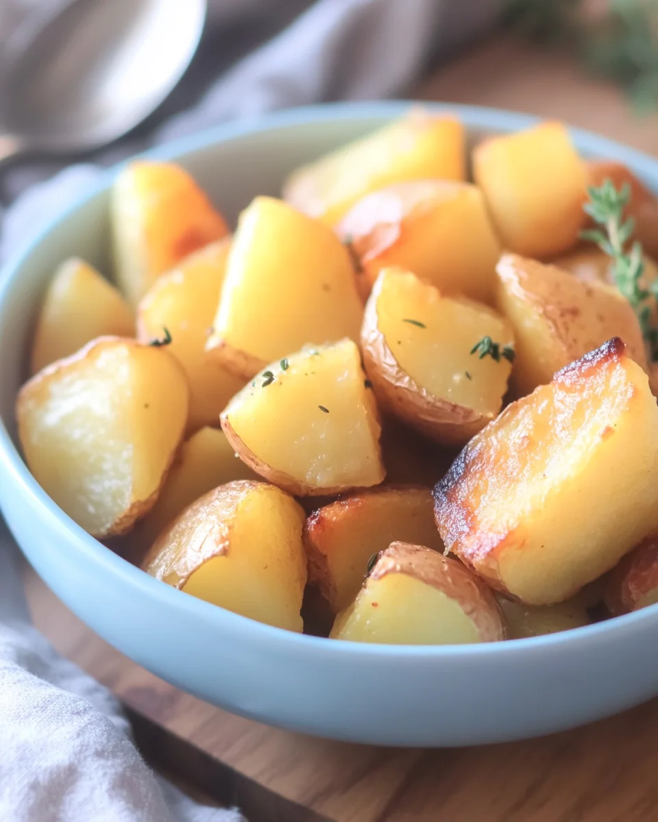 Pommes de terre fondantes au beurre à l’Air Fryer