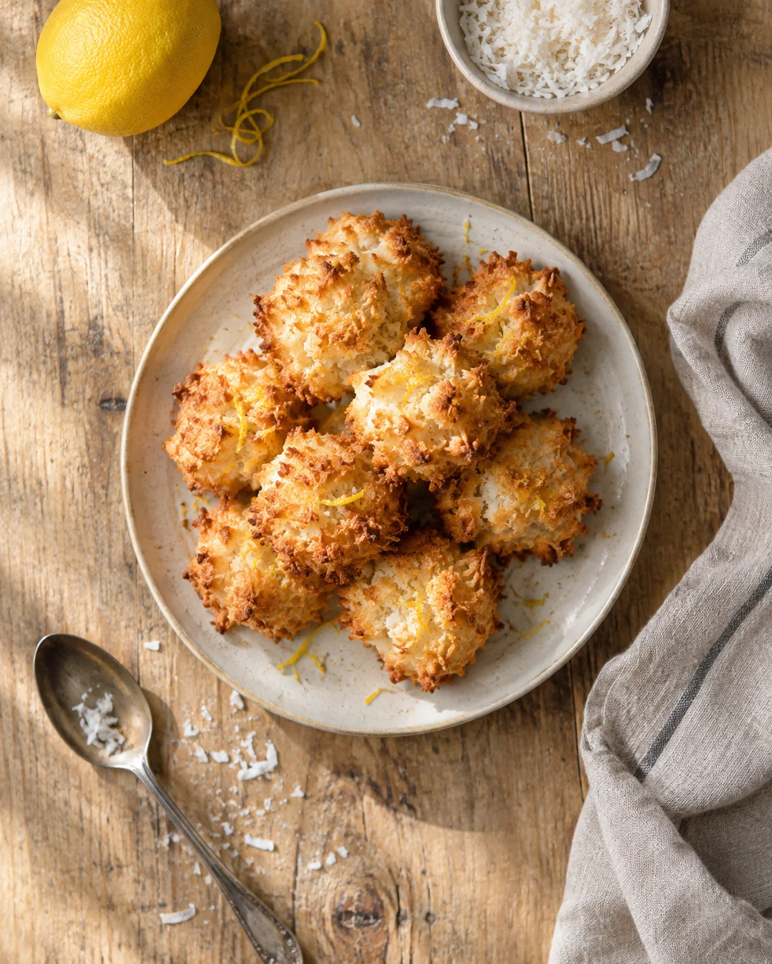 Rochers Coco au Citron — Dorés, Croustillants & Moelleux à Cœur ! image 2