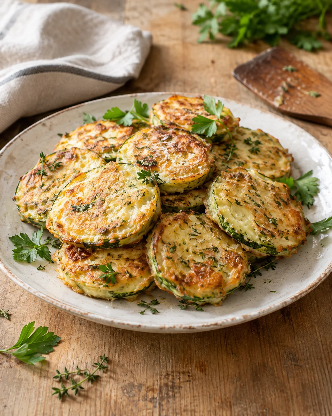 Rondelles de Courgettes au Fromage