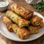 Rouleaux de Printemps Végétaliens à la Courgette et au Fromage Blanc