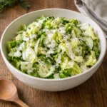 Salade de Concombre et de Chou Chinois avec Vinaigrette au Yaourt Végétalien