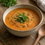 Soupe Crémeuse de Lentilles Corail – Facile, Tout-en-Un et Riche en Protéines