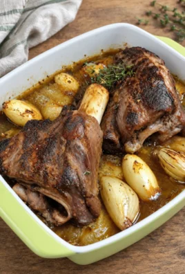Souris d’Agneau Confite au Miel et aux Herbes