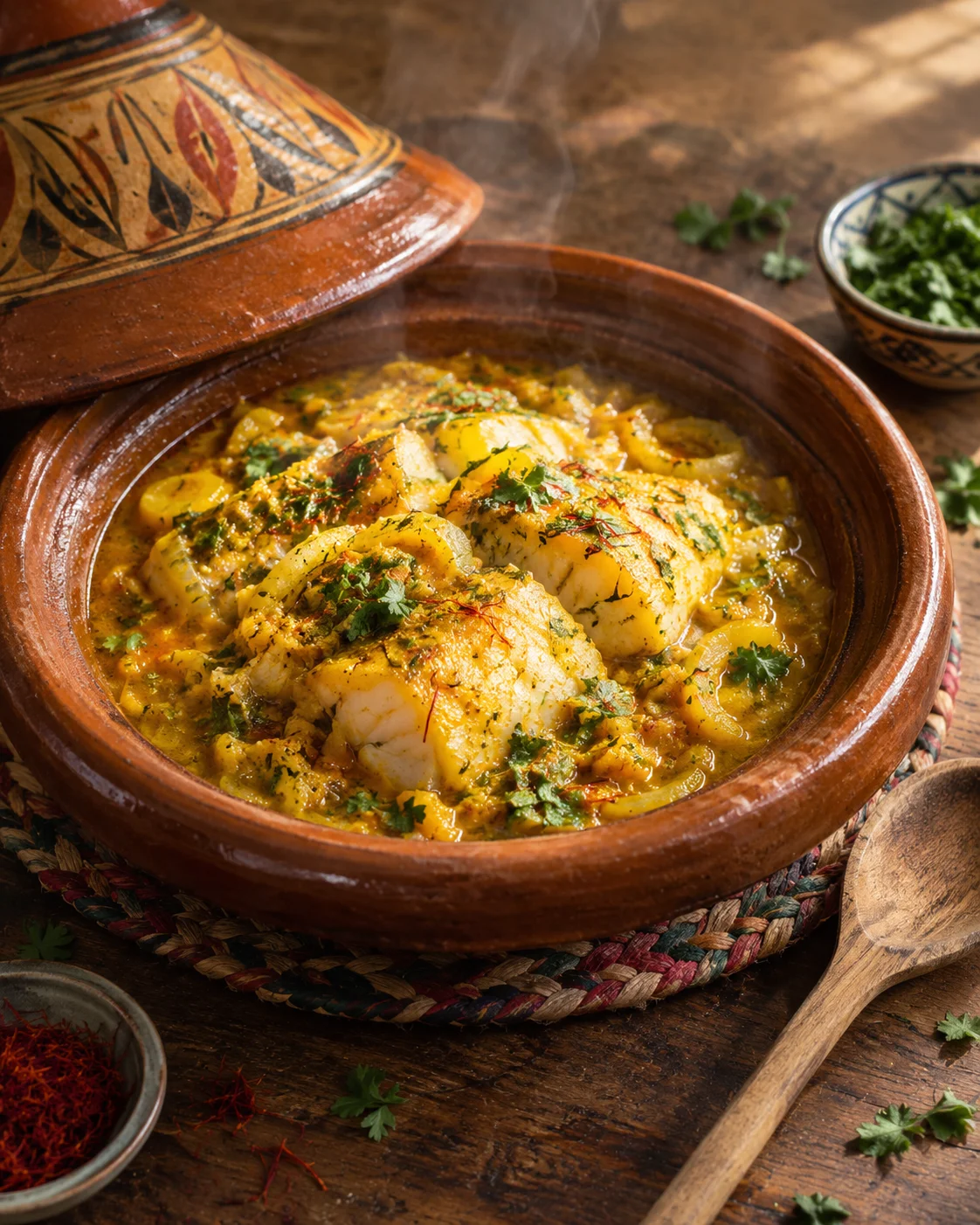 Tajine Parfumé à la Lotte, Safran & Curry — Mijoté, Parfumé & Gourmand image 2
