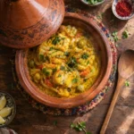 Tajine Parfumé à la Lotte, Safran & Curry — Mijoté, Parfumé & Gourmand