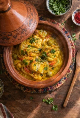 Tajine Parfumé à la Lotte, Safran & Curry — Mijoté, Parfumé & Gourmand