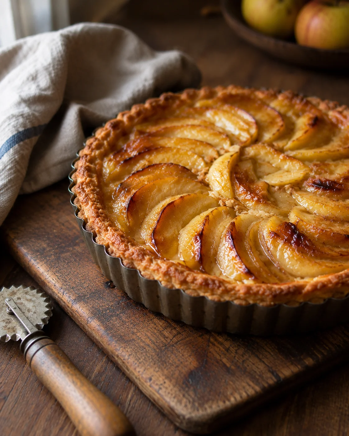Tarte Normande (Tarte aux Pommes Française) image 2