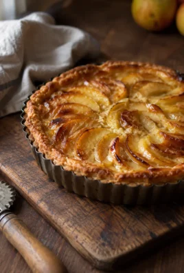 Tarte Normande (Tarte aux Pommes Française)