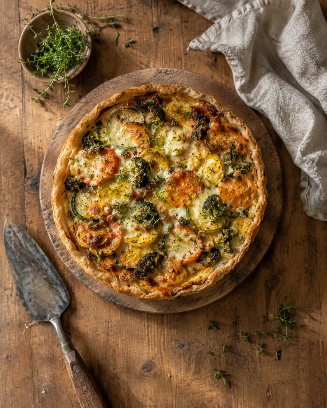 Tarte Salée aux Légumes et au Fromage — Facile, Fondante et Délicieuse image 2