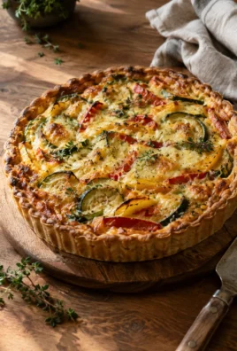 Tarte Salée aux Légumes et au Fromage — Facile, Fondante et Délicieuse