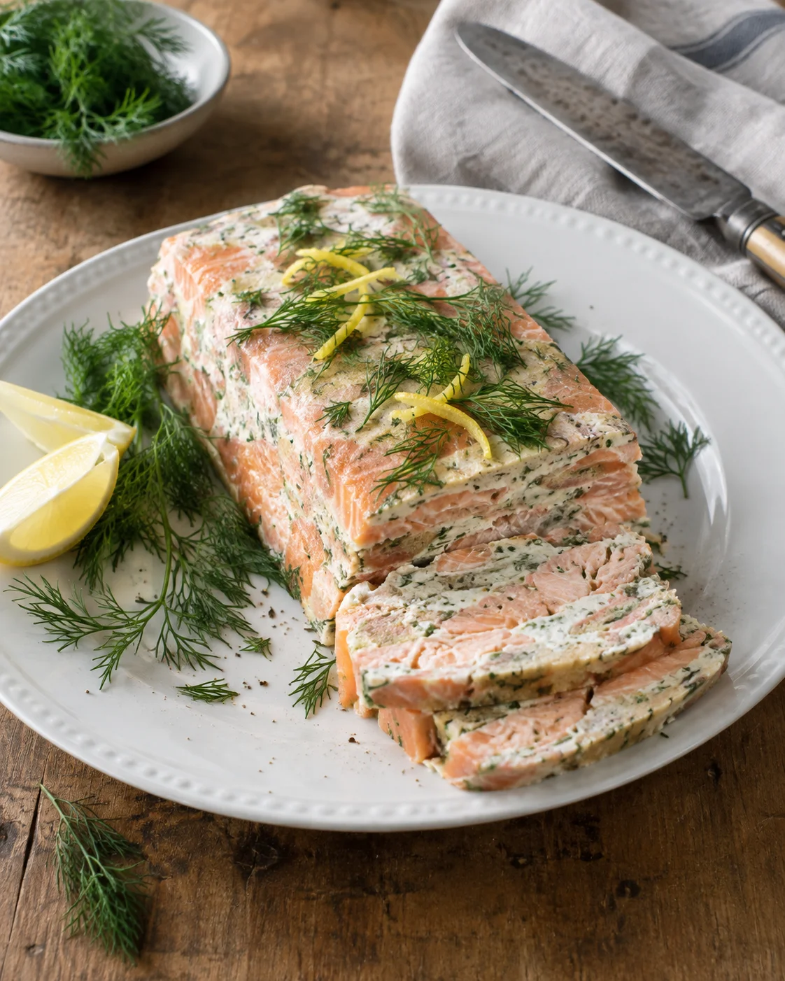 Terrine de Saumon au Pain de Mie — Fraîche, Crémeuse & Élégante image 2