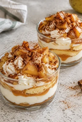 Tiramisu caramel beurre salé & pommes poêlées