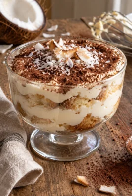 Tiramisu Coco Tropical — Frais, Crémeux et Gourmand