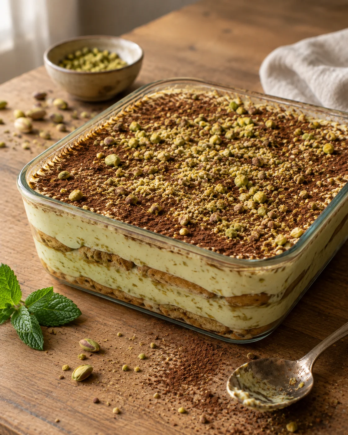 Tiramisu à la Pistache — Ultra Crémeux, Élégant et Façon Pâtisserie ! image 2