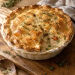 Tourte au Poulet Sans Gluten — Crémeuse, Réconfortante et Gourmande