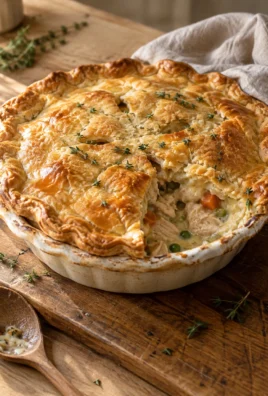Tourte au Poulet Sans Gluten — Crémeuse, Réconfortante et Gourmande