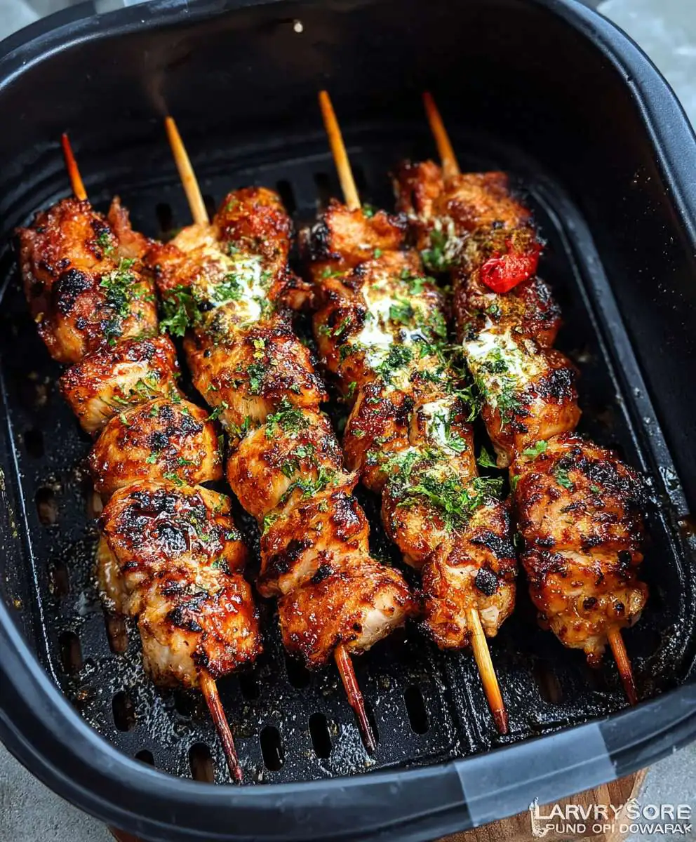 Bang Bang Chicken Skewers