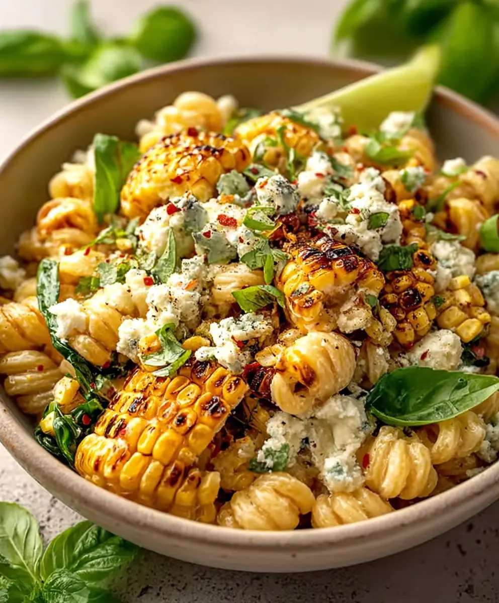 Creamy Street Corn Pasta