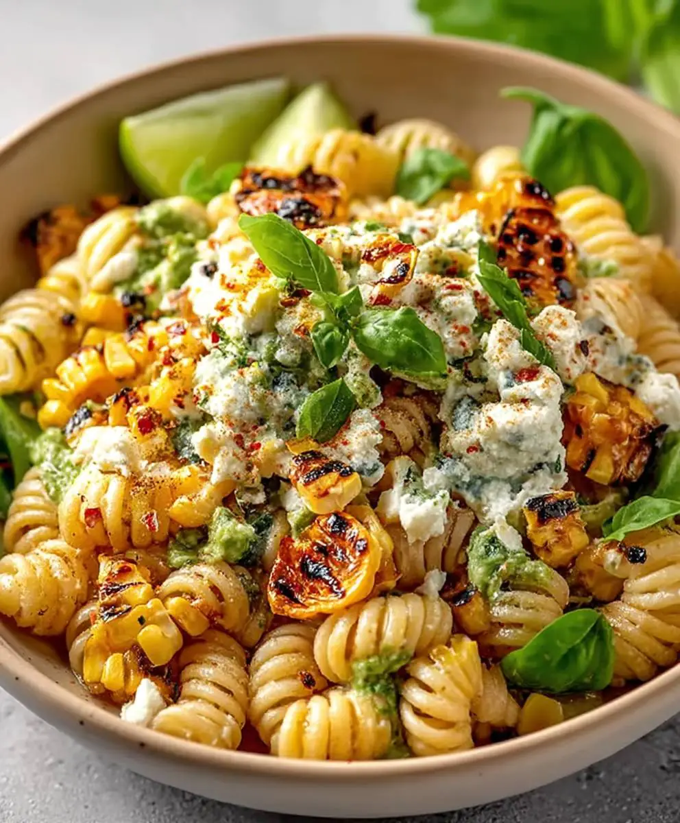 Creamy Street Corn Pasta