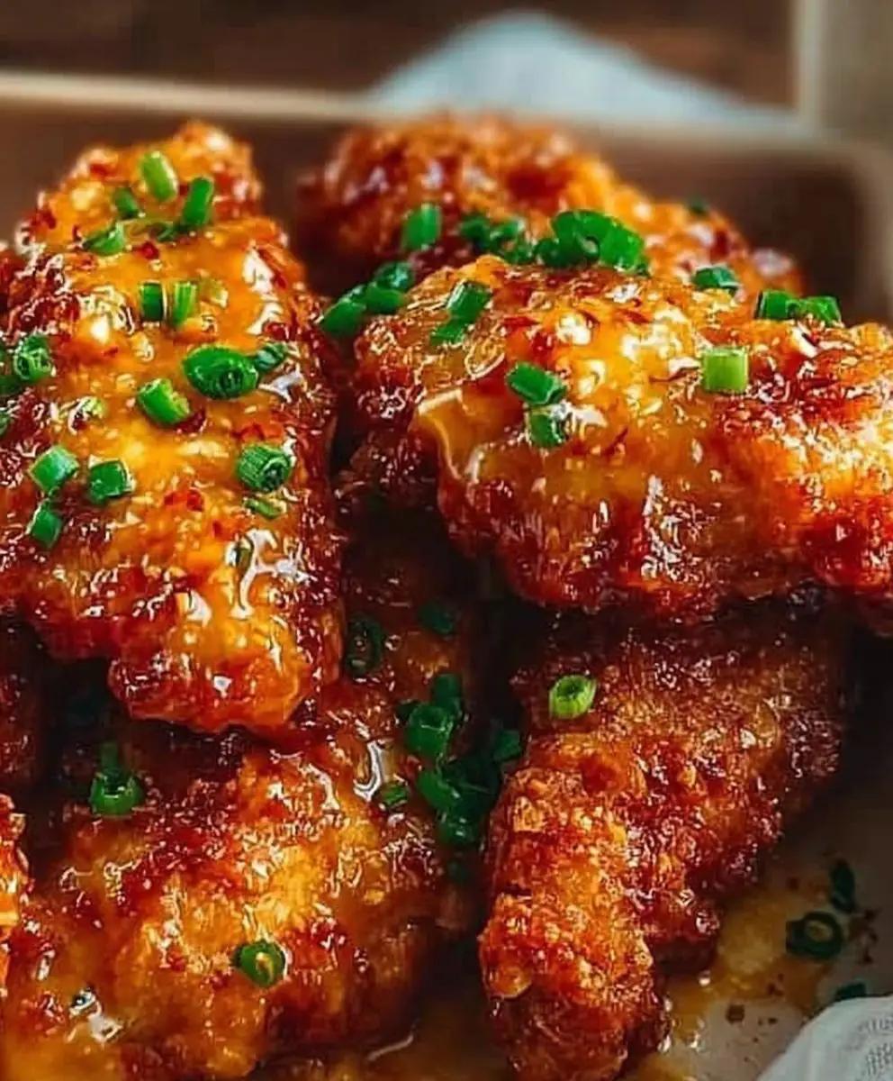Crispy bang bang chicken