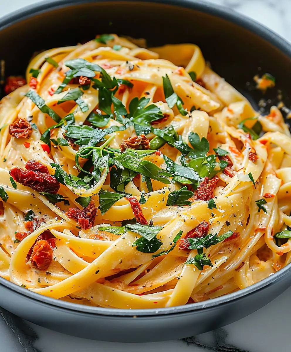 Vegan Sun Dried Tomato Pasta