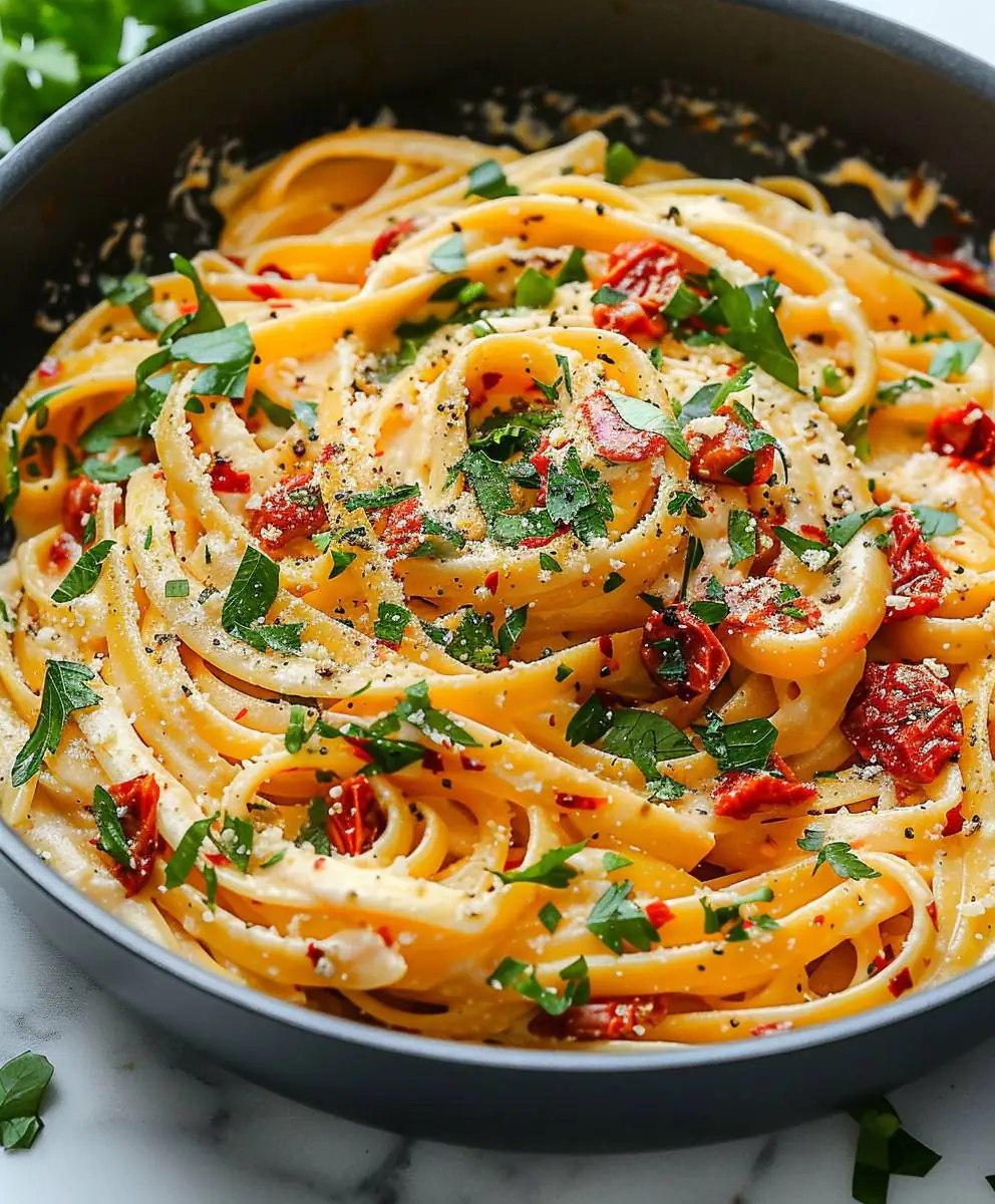 Vegan Sun Dried Tomato Pasta